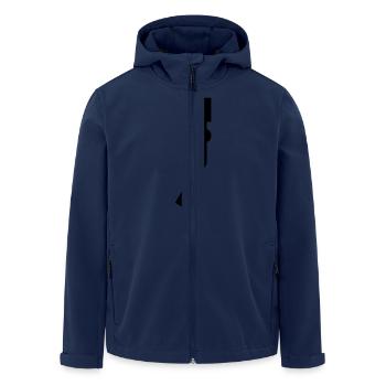 Turntable Nadel - Recycelte Männer Softshell-Jacke von Stanley/Stella - Navy - Vorne - AI Model Male 185 light (185cm)