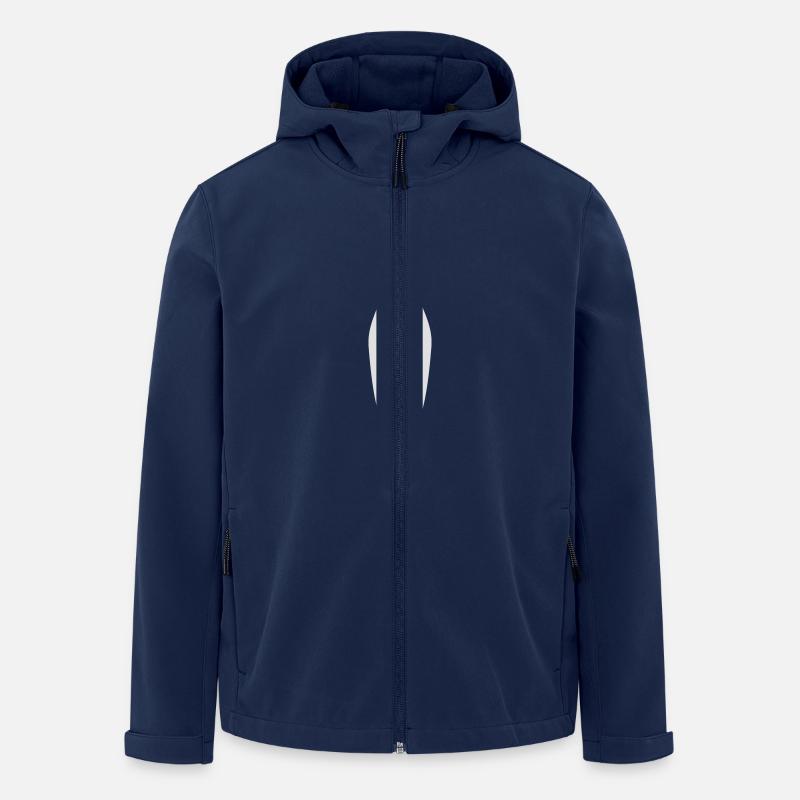 Bowling - Men’s Recycled Softshell Jacket by Stanley/Stella - navy