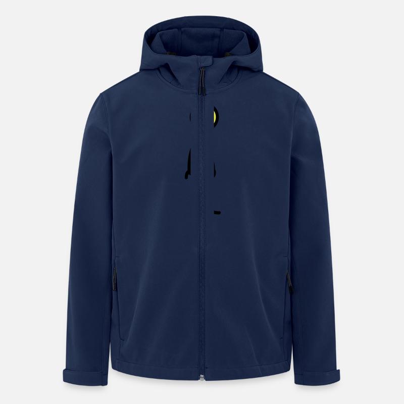 happy_man - Men’s Recycled Softshell Jacket by Stanley/Stella - navy