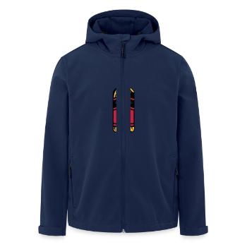 Whiskey bottle - Men’s Recycled Softshell Jacket by Stanley/Stella - navy - Front - AI Model Male 185 light (185cm)