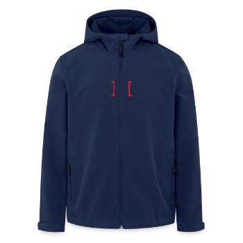 M girl - Recycelte Männer Softshell-Jacke von Stanley/Stella - Navy - Vorne - AI Model Male 185 light (185cm)