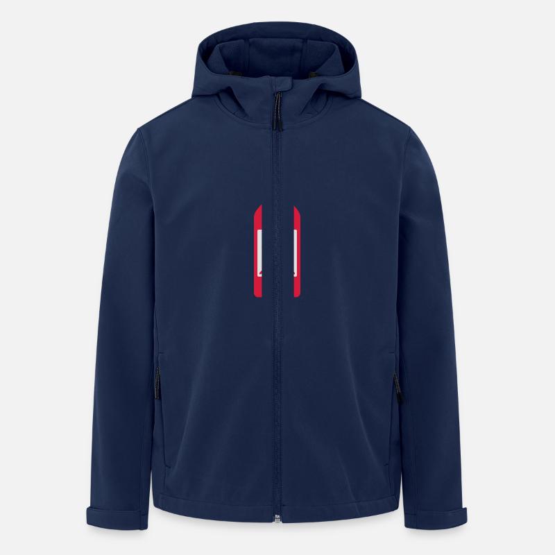 Chili - Recycelte Männer Softshell-Jacke von Stanley/Stella - Navy