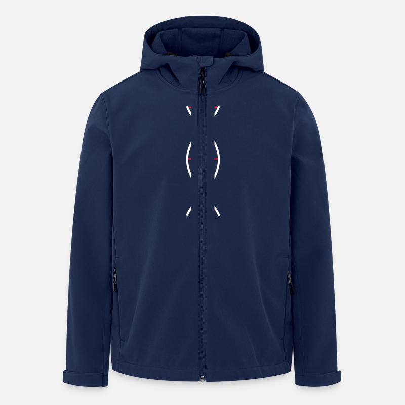 dna segelflieger glider - Recycelte Männer Softshell-Jacke von Stanley/Stella - Navy