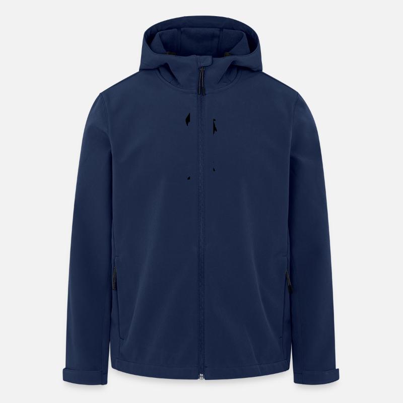 drache - Recycelte Männer Softshell-Jacke von Stanley/Stella - Navy