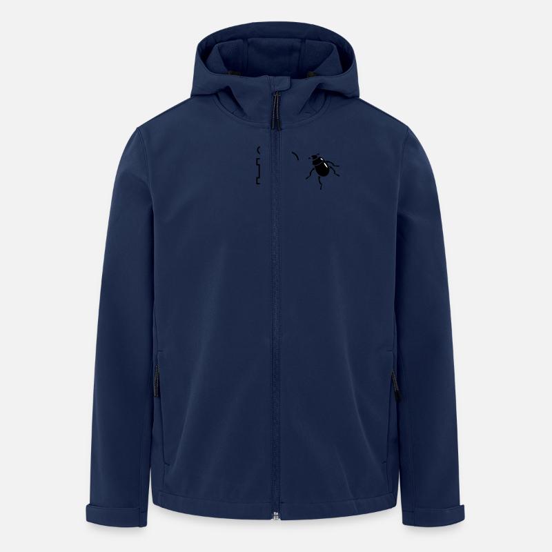Scarabaeus Käfer / beetle (2c) - Recycelte Männer Softshell-Jacke von Stanley/Stella - Navy