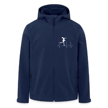 Herzschlag Figure Skating Eiskunstlauf Sport Hobby - Recycelte Männer Softshell-Jacke von Stanley/Stella - Navy - Vorne - AI Model Male 185 light (185cm)