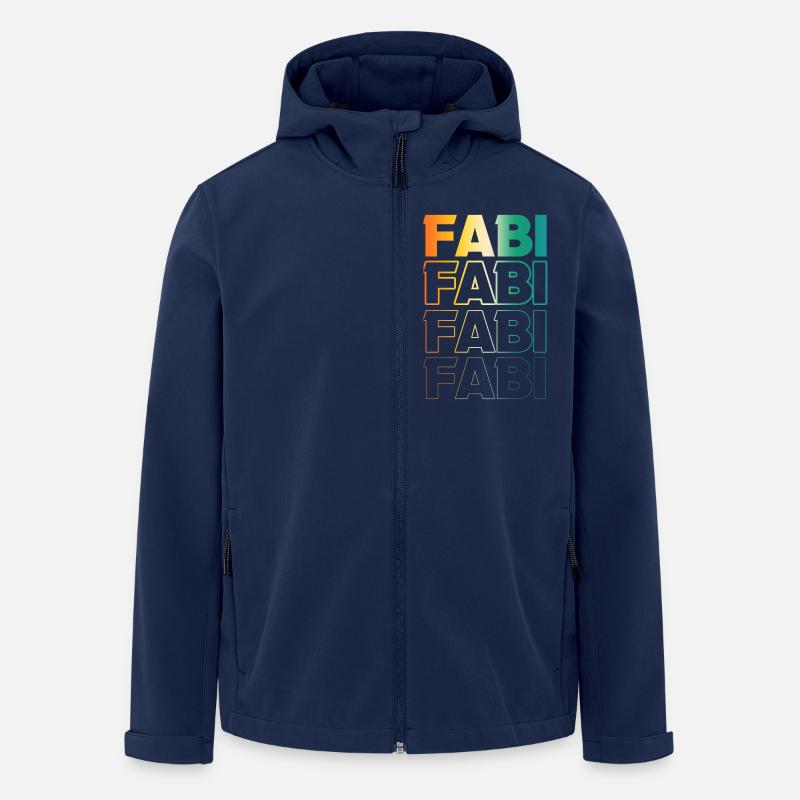 Fabian - Men’s Recycled Softshell Jacket by Stanley/Stella - navy