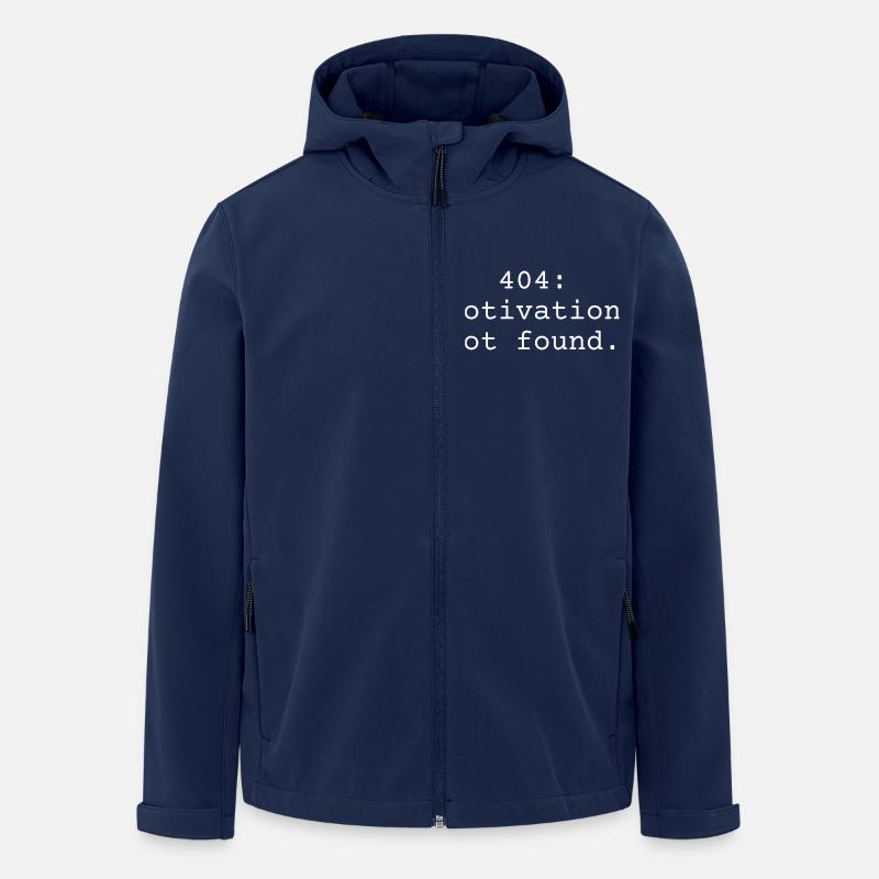 404: Motivation not found - Recycelte Männer Softshell-Jacke von Stanley/Stella - Navy