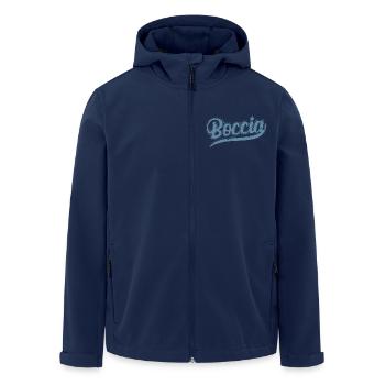 Boccia Precision Sports - Men’s Recycled Softshell Jacket by Stanley/Stella - navy - Front - AI Model Male 185 light (185cm)