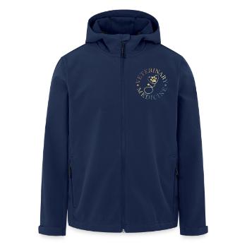 Veterinary Medicine Profession - Men’s Recycled Softshell Jacket by Stanley/Stella - navy - Front - AI Model Male 185 light (185cm)
