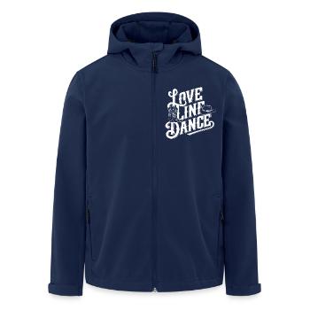 Love Line Dance I Love Line Dancing - Men’s Recycled Softshell Jacket by Stanley/Stella - navy - Front - AI Model Male 185 light (185cm)