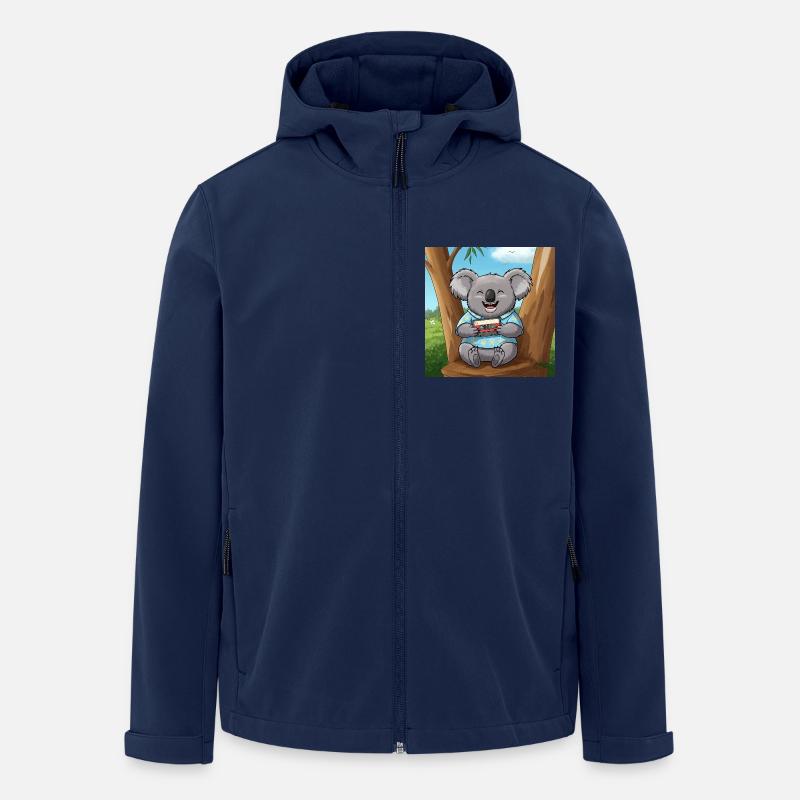 Le Koala Musical - Veste softshell homme en polyester recyclé Stanley/Stella - marine