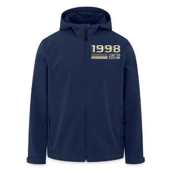 Born In 1998 Birthday 1998 Vintage 1998 - Men’s Recycled Softshell Jacket by Stanley/Stella - navy - Front - AI Model Male 185 light (185cm)