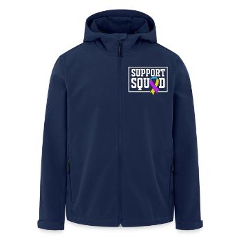 Bladder Cancer Cancer Bladder - Men’s Recycled Softshell Jacket by Stanley/Stella - navy - Front - AI Model Male 185 light (185cm)
