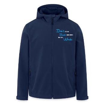 Dental Hygienist Dental Dentist - Men’s Recycled Softshell Jacket by Stanley/Stella - navy - Front - AI Model Male 185 light (185cm)