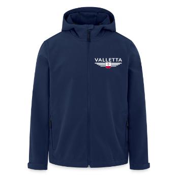 Valletta T-Shirt – Malta Fans Design - Men’s Recycled Softshell Jacket by Stanley/Stella - navy - Front - AI Model Male 185 light (185cm)