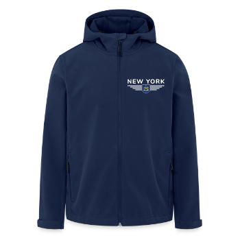 New York Fan T-Shirt – Perfect for fans! - Men’s Recycled Softshell Jacket by Stanley/Stella - navy - Front - AI Model Male 185 light (185cm)