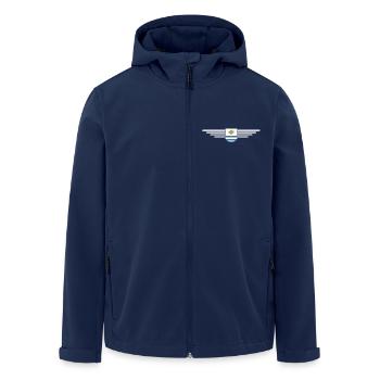 Uruguay T-Shirt – Perfekt für Fans - Recycelte Männer Softshell-Jacke von Stanley/Stella - Navy - Vorne - AI Model Male 185 light (185cm)