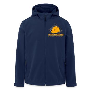 Children's birthday party construction site - Men’s Recycled Softshell Jacket by Stanley/Stella - navy - Front - AI Model Male 185 light (185cm)