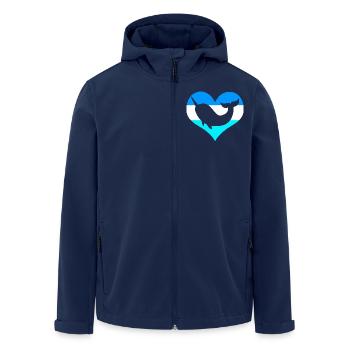 Narval - Veste softshell homme en polyester recyclé Stanley/Stella - marine - Devant - AI Model Male 185 light (185cm)