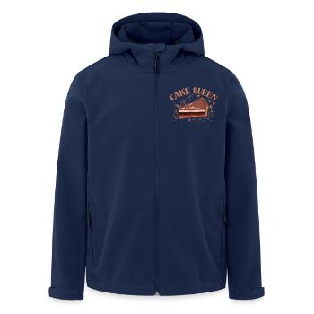 Cake Queen Pastries Bake Cake Confectionery - Men’s Recycled Softshell Jacket by Stanley/Stella - navy - Front - AI Model Male 185 light (185cm)