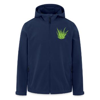Aloe Vera Cream Cosmetics Natural - Men’s Recycled Softshell Jacket by Stanley/Stella - navy - Front - AI Model Male 185 light (185cm)