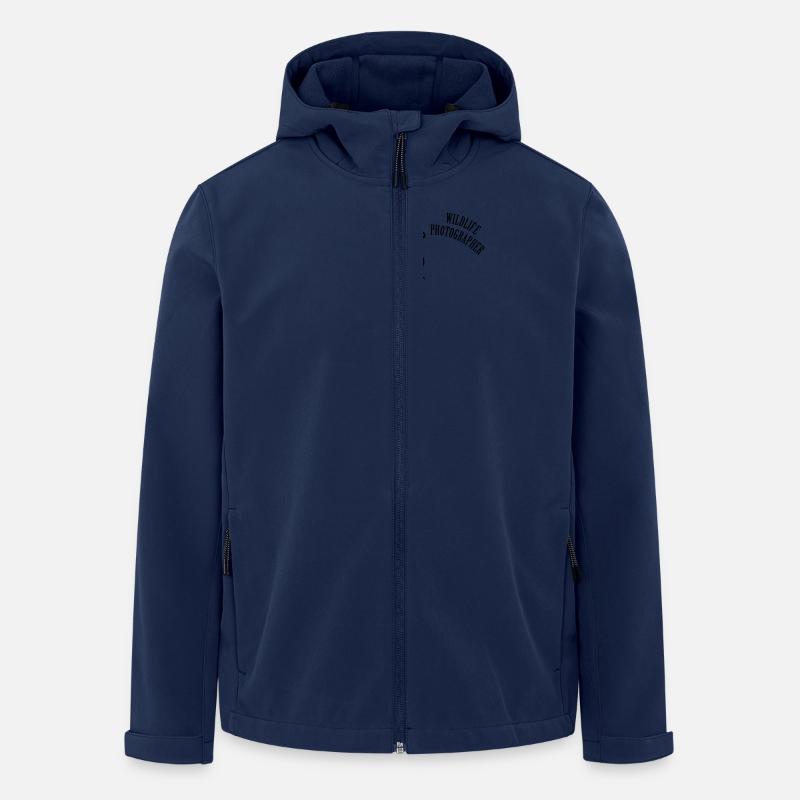 Truthahn (3c) - Recycelte Männer Softshell-Jacke von Stanley/Stella - Navy