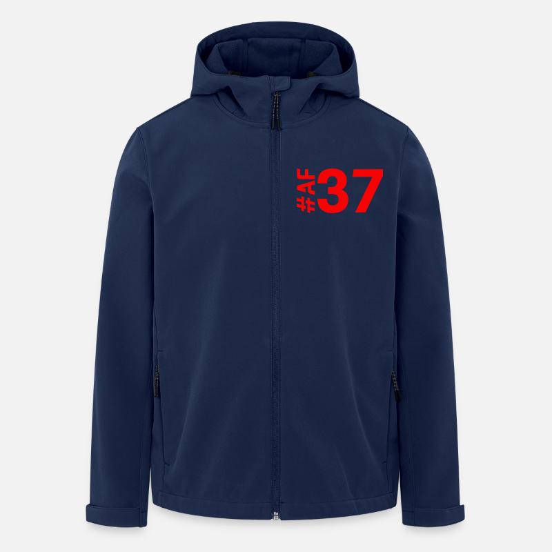 AF37-KARTON - Recycelte Männer Softshell-Jacke von Stanley/Stella - Navy