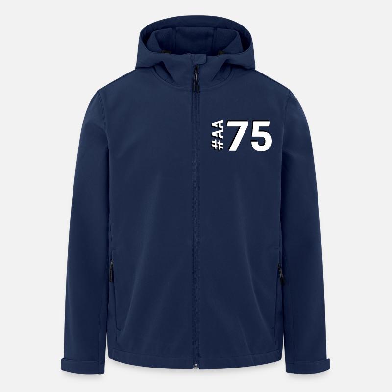 AA75 - Veste softshell homme en polyester recyclé Stanley/Stella - marine
