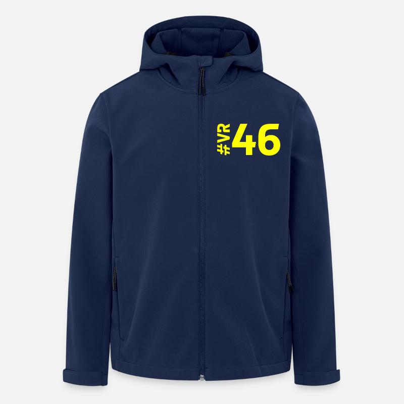 VR46 - Veste softshell homme en polyester recyclé Stanley/Stella - marine