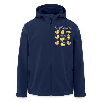 Most Definitely Not All In A Row - Men’s Recycled Softshell Jacket by Stanley/Stella - navy - Front - AI Model Male 185 light (185cm)