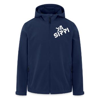 Ya Sippi - Recycelte Männer Softshell-Jacke von Stanley/Stella - Navy - Vorne - AI Model Male 185 light (185cm)