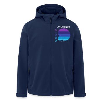 Sternzeichen Skorpion - Recycelte Männer Softshell-Jacke von Stanley/Stella - Navy - Vorne - AI Model Male 185 light (185cm)