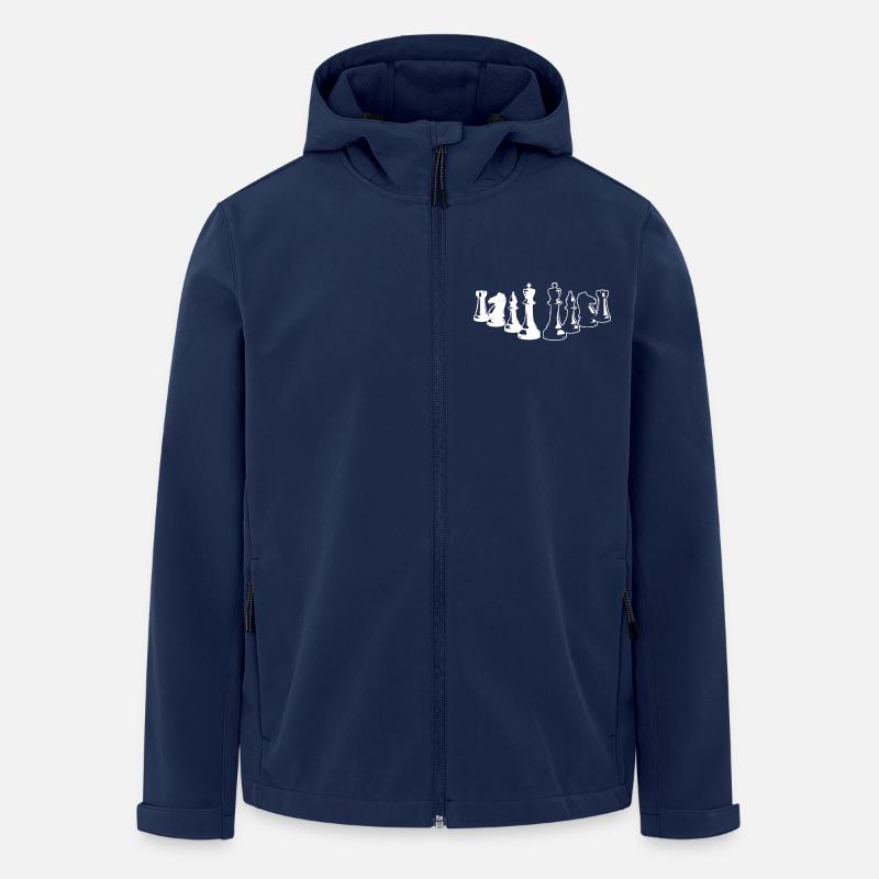 Schachspieler Geschenkideen Schach - Recycelte Männer Softshell-Jacke von Stanley/Stella - Navy
