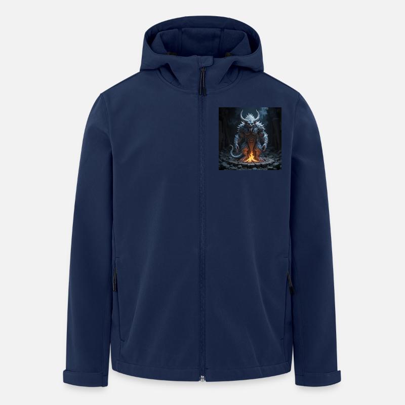 Grusarius - Recycelte Männer Softshell-Jacke von Stanley/Stella - Navy