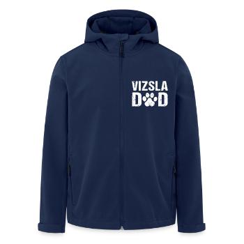 Vizsla Dad Magyar Vizsla - Recycelte Männer Softshell-Jacke von Stanley/Stella - Navy - Vorne - AI Model Male 185 light (185cm)
