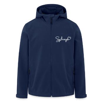 Sydney Herzschlag Australien Stadt Sydney - Recycelte Männer Softshell-Jacke von Stanley/Stella - Navy - Vorne - AI Model Male 185 light (185cm)