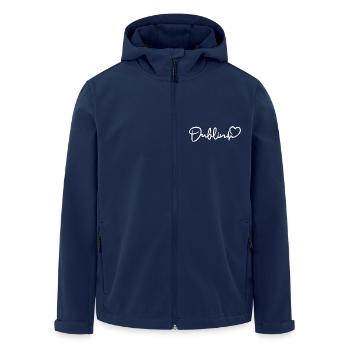 Dublin Heartbeat Ireland Dublin City - Men’s Recycled Softshell Jacket by Stanley/Stella - navy - Front - AI Model Male 185 light (185cm)