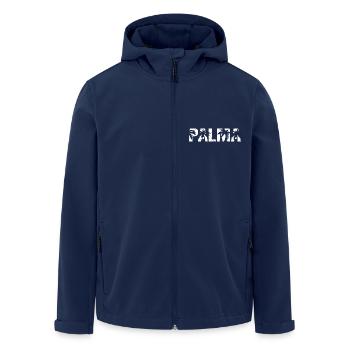 Palma Beach Majorca - Men’s Recycled Softshell Jacket by Stanley/Stella - navy - Front - AI Model Male 185 light (185cm)