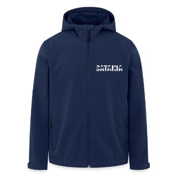 Catane Palmiers Sicile - Veste softshell homme en polyester recyclé Stanley/Stella - marine - Devant - AI Model Male 185 light (185cm)