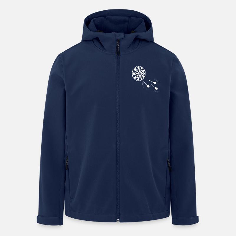 Dart Board Dartpfeile - Recycelte Männer Softshell-Jacke von Stanley/Stella - Navy