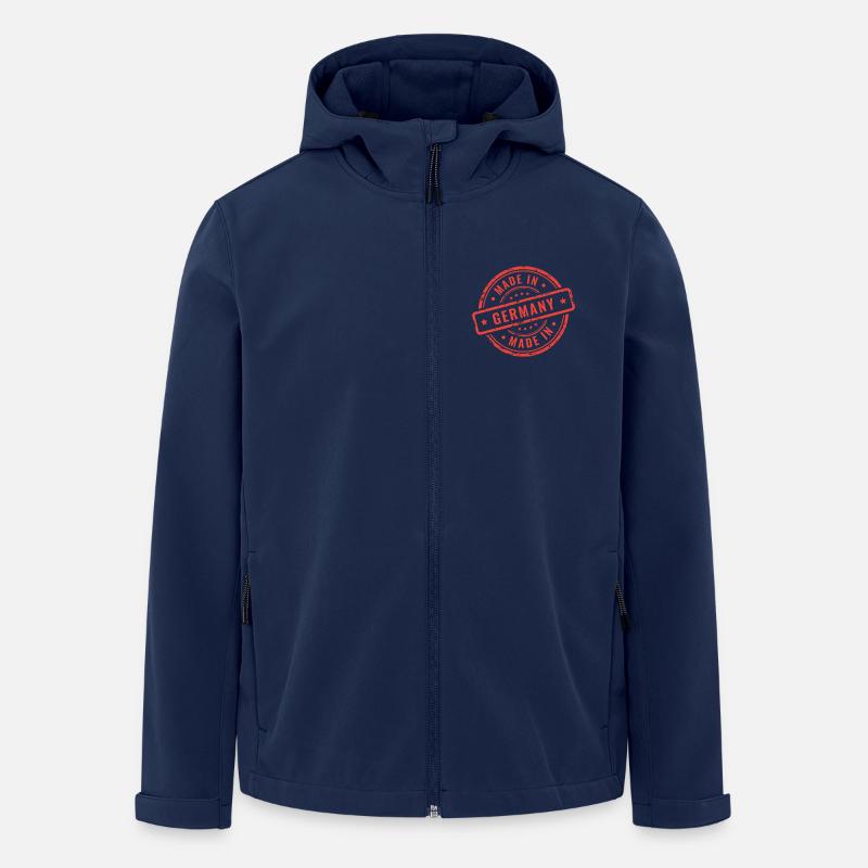 Made in Germany - Recycelte Männer Softshell-Jacke von Stanley/Stella - Navy