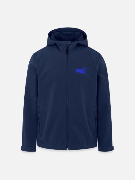 Australian Cattle Dog Laufen - Recycelte Männer Softshell-Jacke von Stanley/Stella - Navy