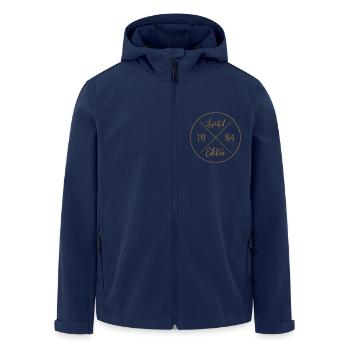 Limited Edition 1984 - Men’s Recycled Softshell Jacket by Stanley/Stella - navy - Front - AI Model Male 185 light (185cm)