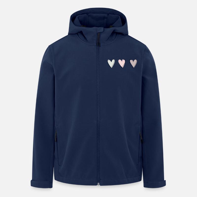 ♥³. - Recycelte Männer Softshell-Jacke von Stanley/Stella - Navy