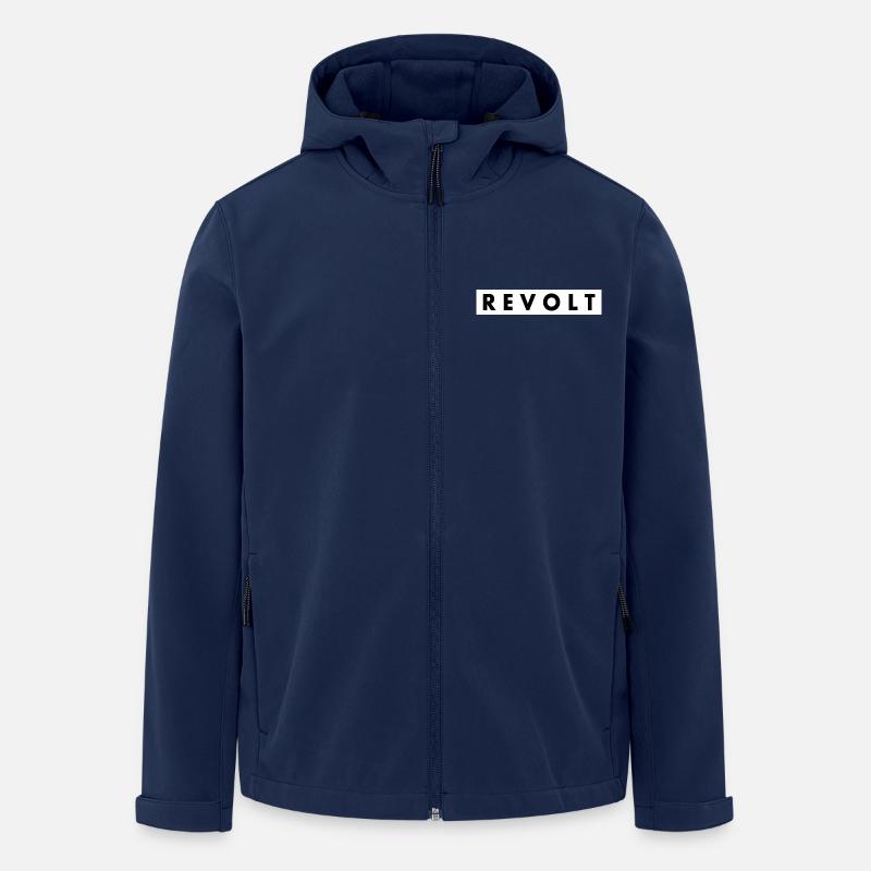 Revolt - Recycelte Männer Softshell-Jacke von Stanley/Stella - Navy