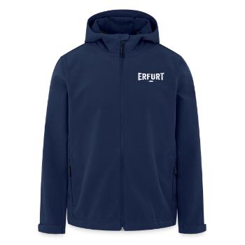 Erfurt Original - Recycelte Männer Softshell-Jacke von Stanley/Stella - Navy - Vorne - AI Model Male 185 light (185cm)