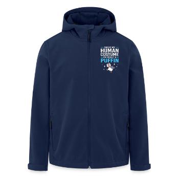 Papageientaucher Puffin - Men’s Recycled Softshell Jacket by Stanley/Stella - navy - Front - AI Model Male 185 light (185cm)