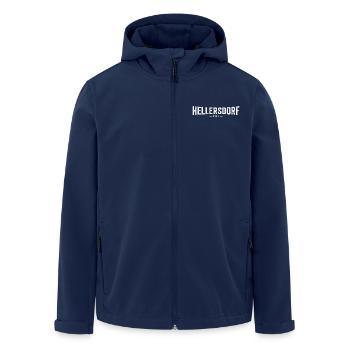 Hellersdorf Ostberlin - Recycelte Männer Softshell-Jacke von Stanley/Stella - Navy - Vorne - AI Model Male 185 light (185cm)
