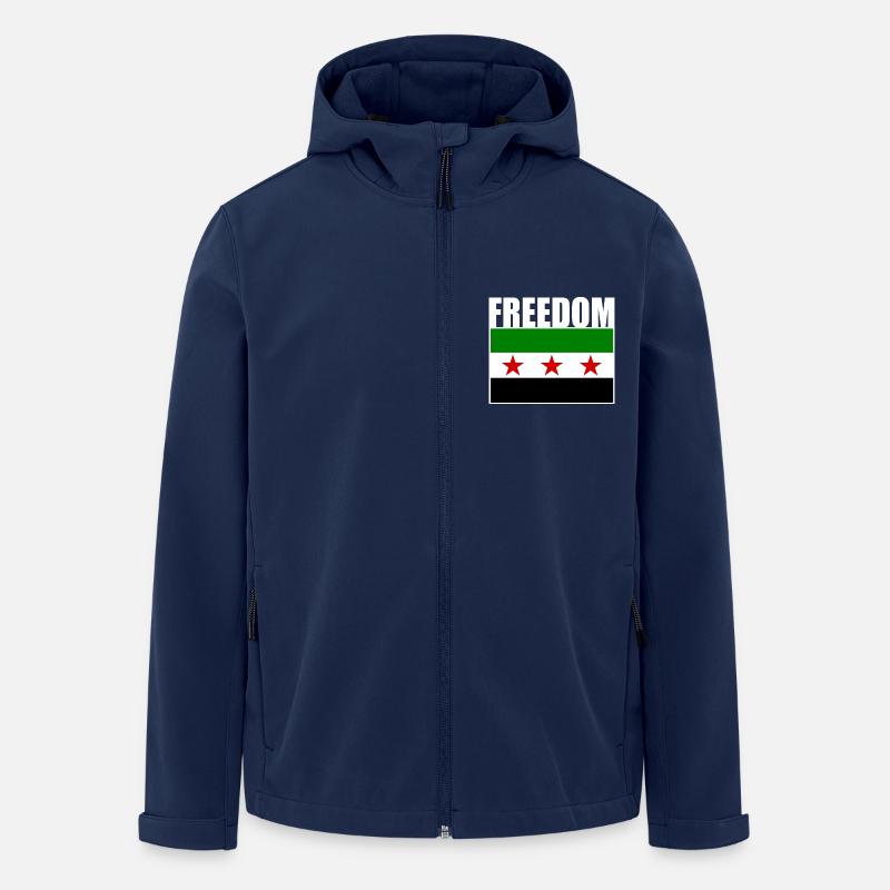 syrien - Recycelte Männer Softshell-Jacke von Stanley/Stella - Navy